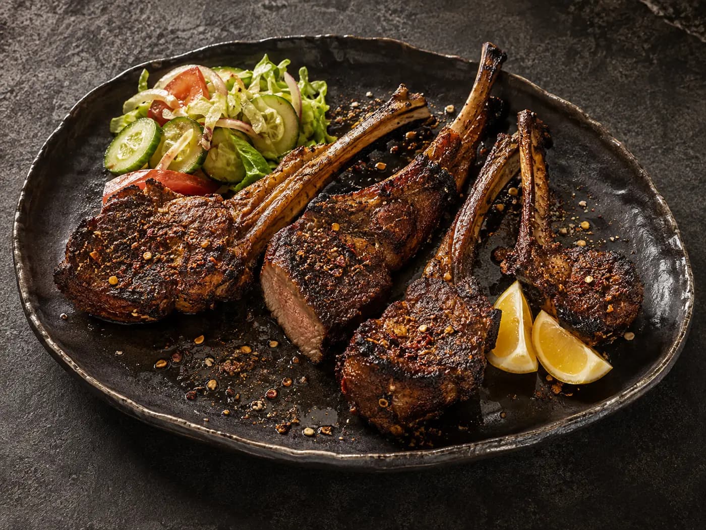 Charcoal Mutton Chops