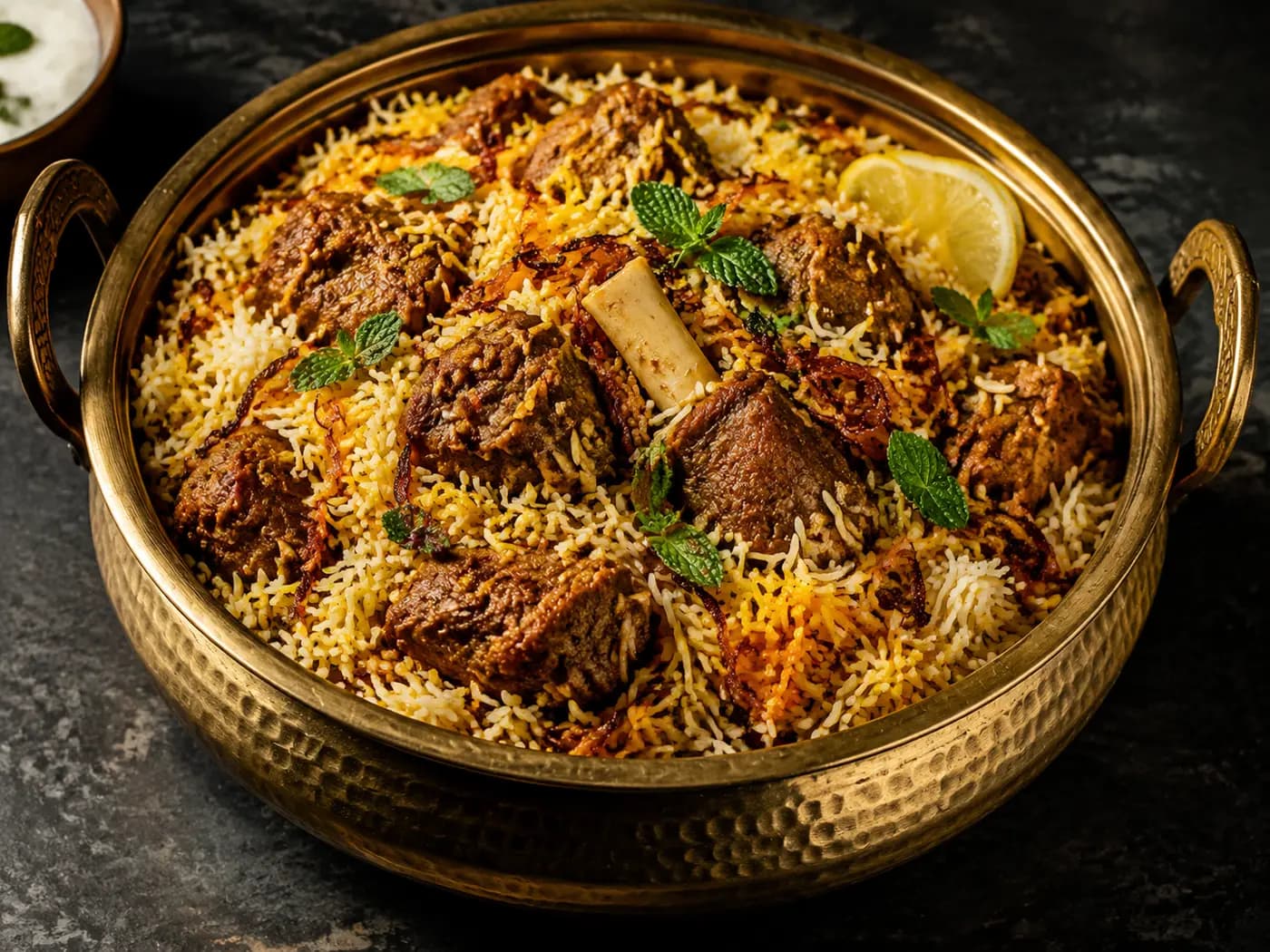 Saffron Mutton Biryani